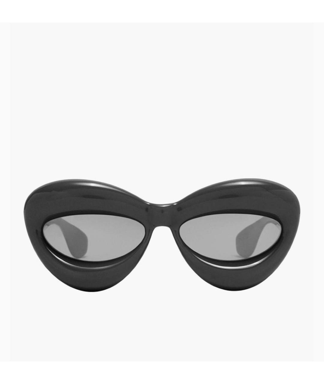 LOEWE Черные пластиковые солнцезащитные очки, фото 9
