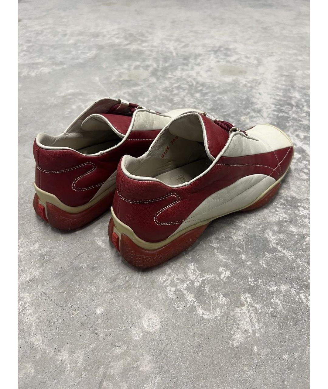 PRADA Мульти кожаные кеды, фото 6