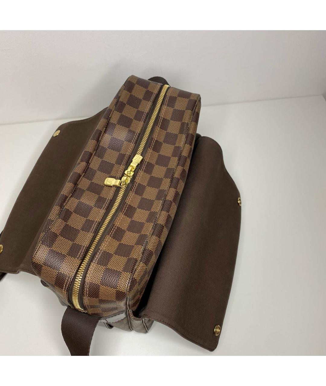 LOUIS VUITTON Коричневая сумка на плечо из канвы, фото 6