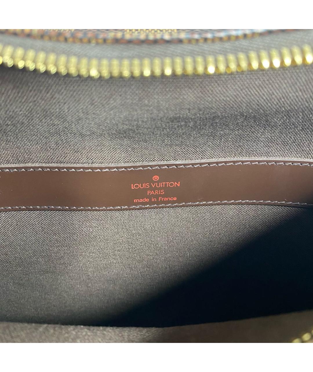 LOUIS VUITTON Коричневая сумка на плечо из канвы, фото 7