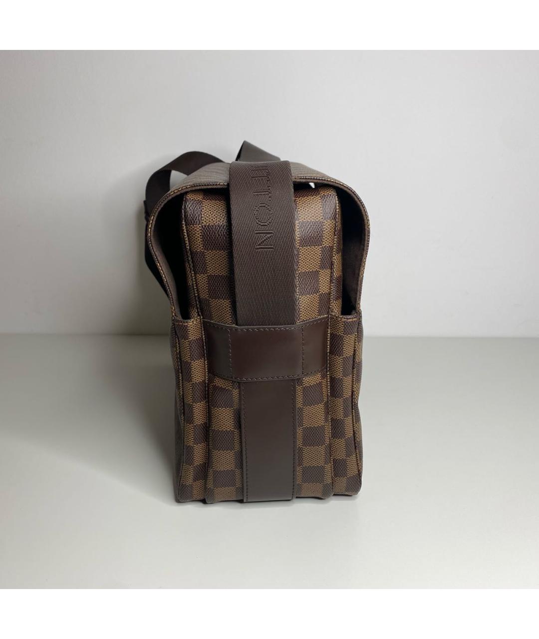 LOUIS VUITTON Коричневая сумка на плечо из канвы, фото 5