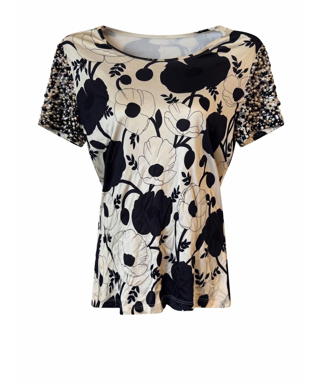 BLUMARINE Мульти вискозная футболка, фото 1