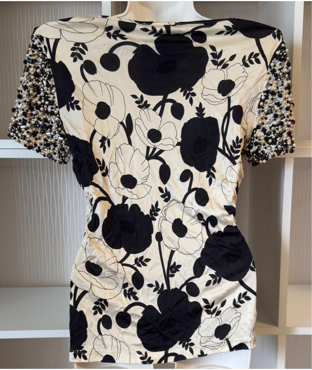 BLUMARINE Мульти вискозная футболка, фото 6