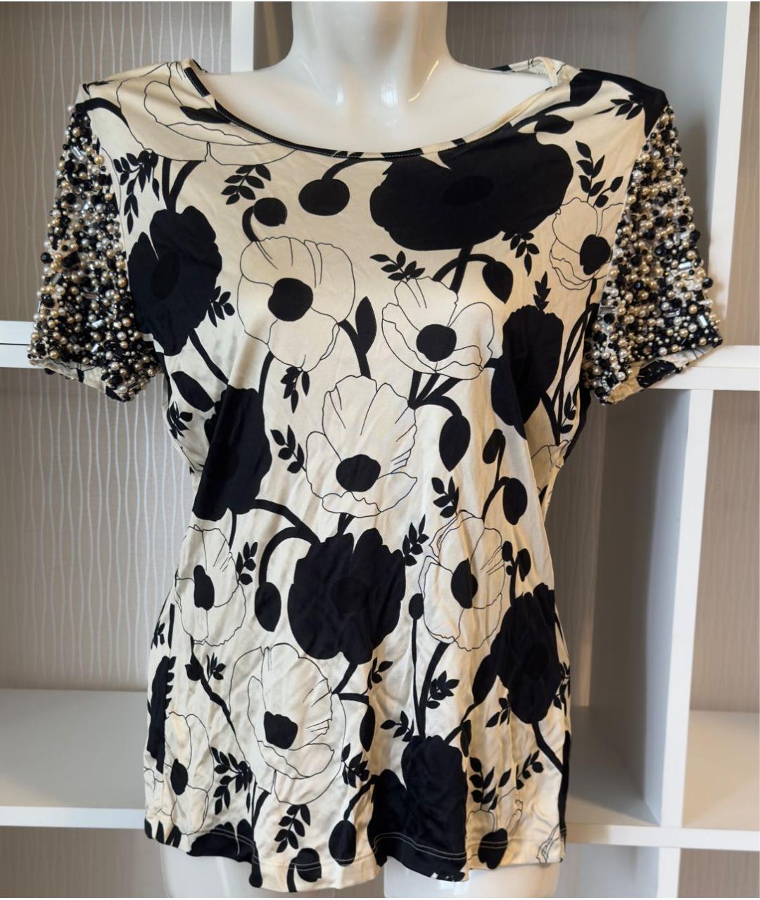 BLUMARINE Мульти вискозная футболка, фото 9