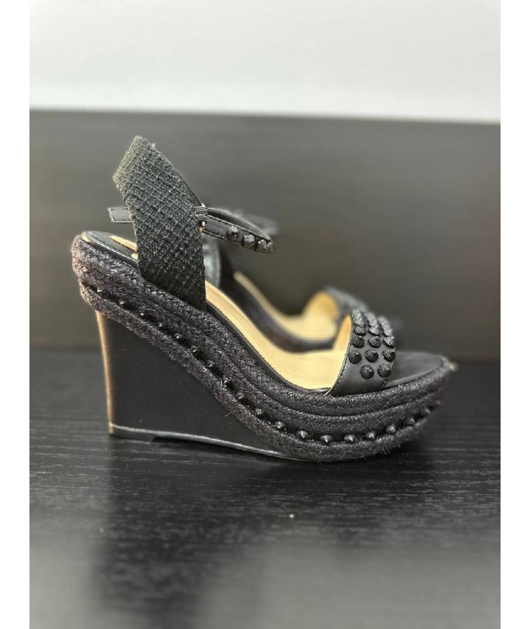 CHRISTIAN LOUBOUTIN Черные туфли, фото 6