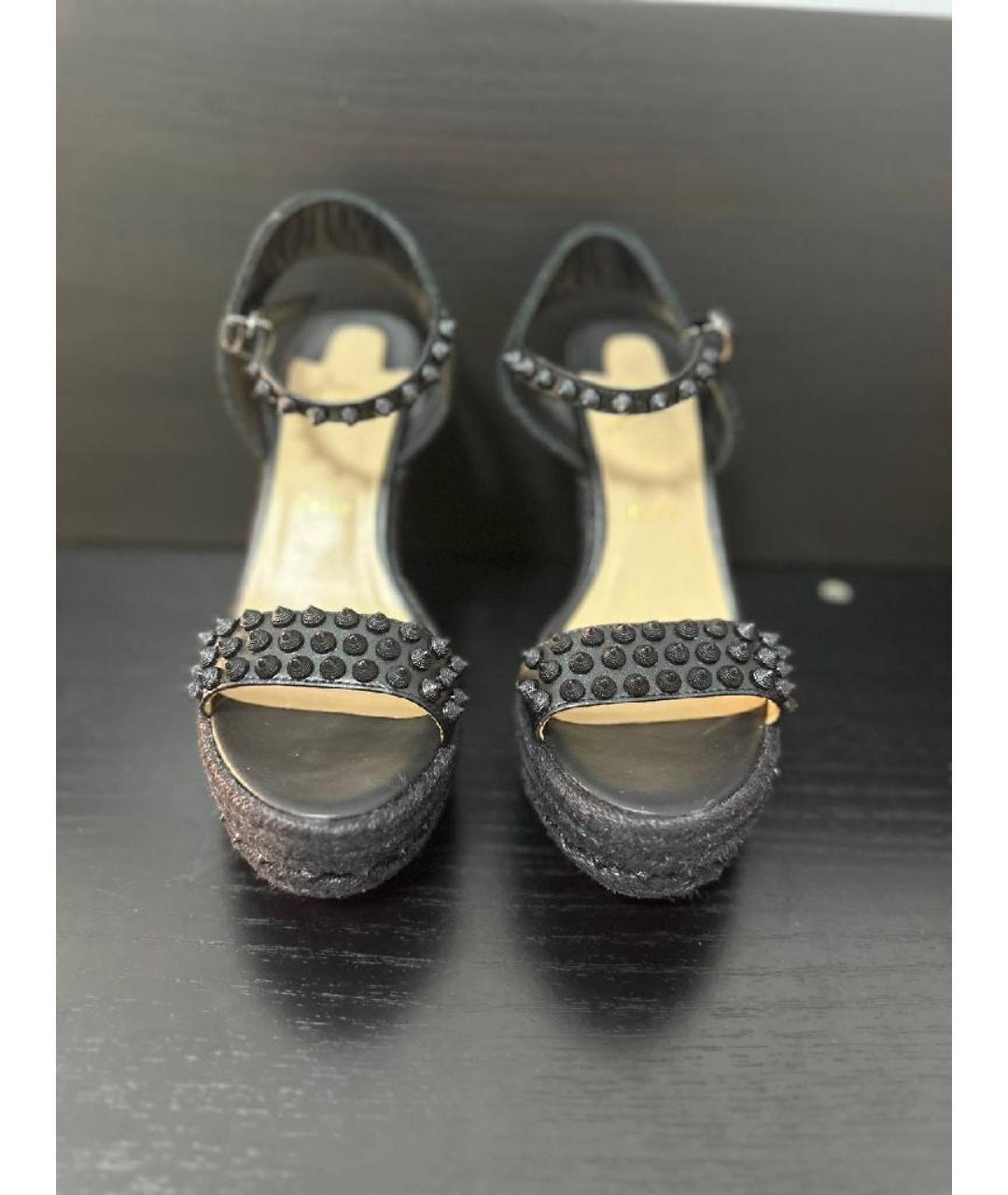 CHRISTIAN LOUBOUTIN Черные туфли, фото 3