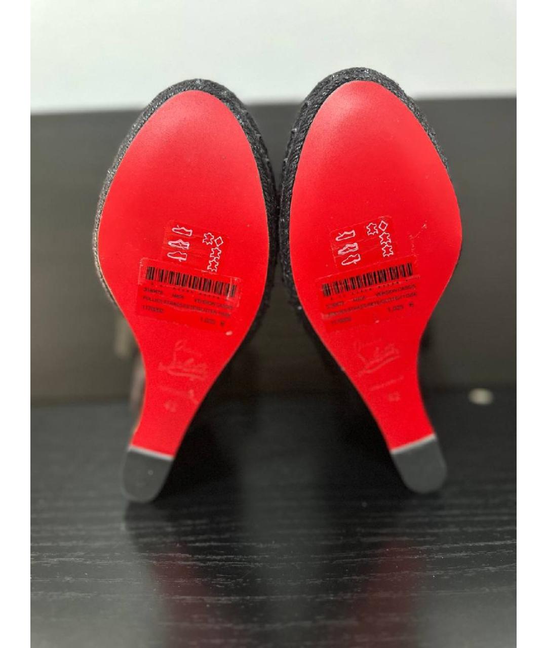 CHRISTIAN LOUBOUTIN Черные туфли, фото 5