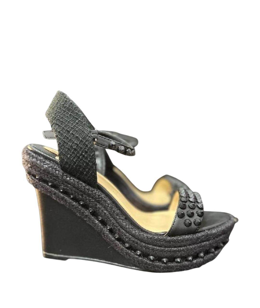 CHRISTIAN LOUBOUTIN Черные туфли, фото 1