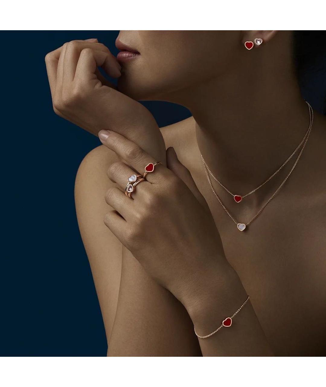 CHOPARD Золотые серьги из розового золота, фото 5