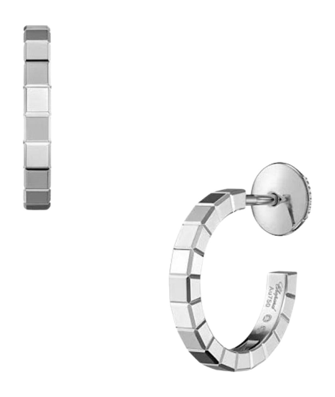 CHOPARD Серебряные серьги из белого золота, фото 1