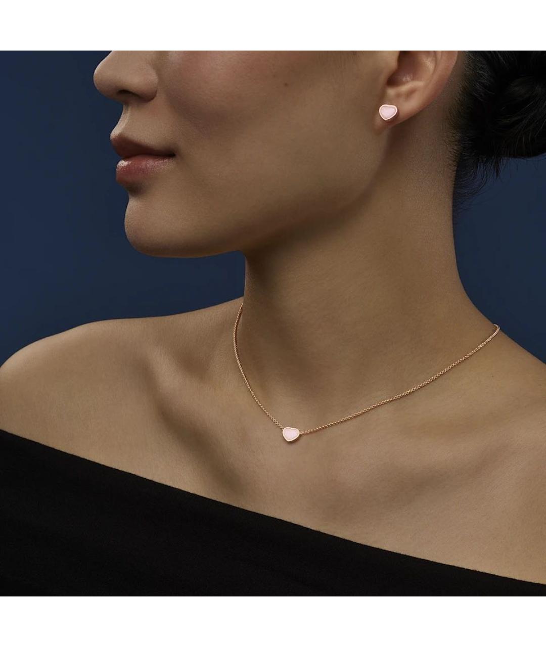 CHOPARD Золотые серьги из розового золота, фото 5