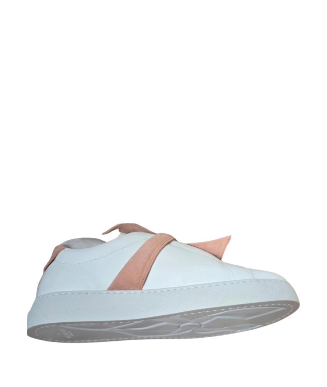 ALEXANDRE BIRMAN Белые кожаные слипоны, фото 1