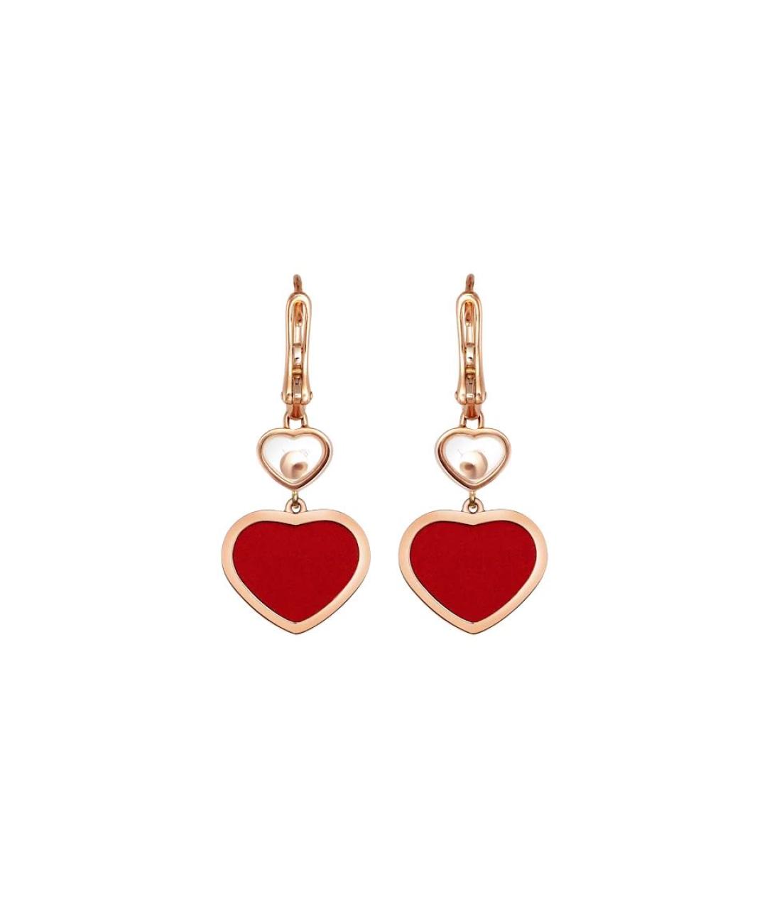 CHOPARD Золотые серьги из розового золота, фото 4