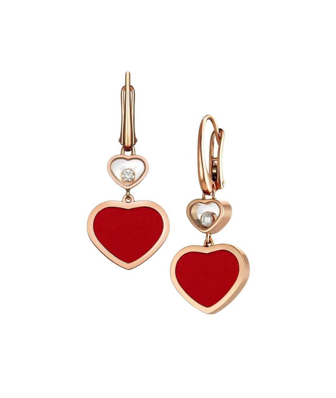 CHOPARD Золотые серьги из розового золота, фото 6