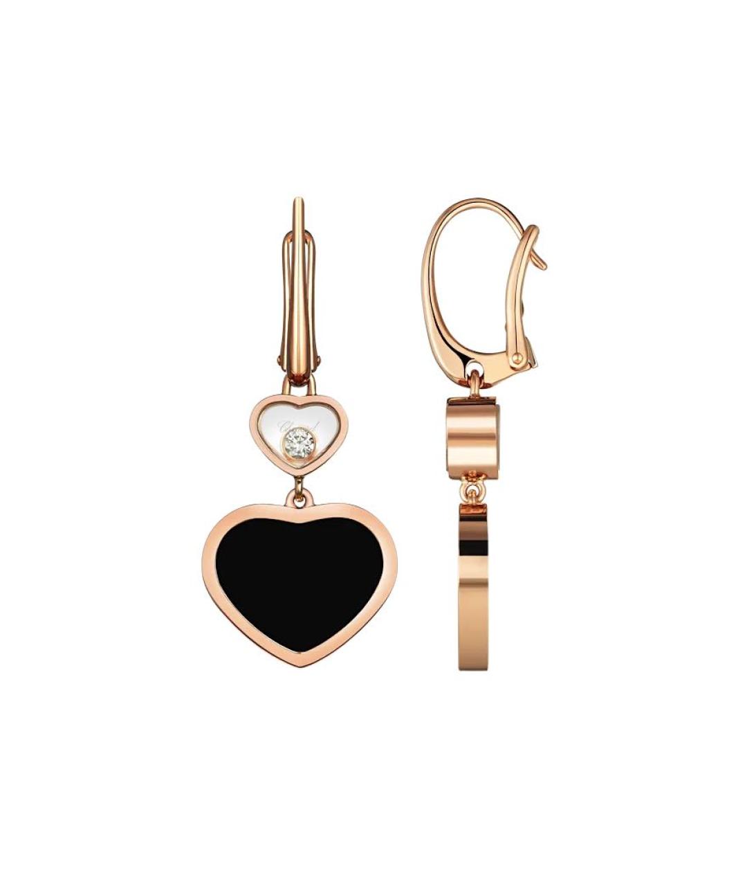 CHOPARD Золотые серьги из розового золота, фото 2