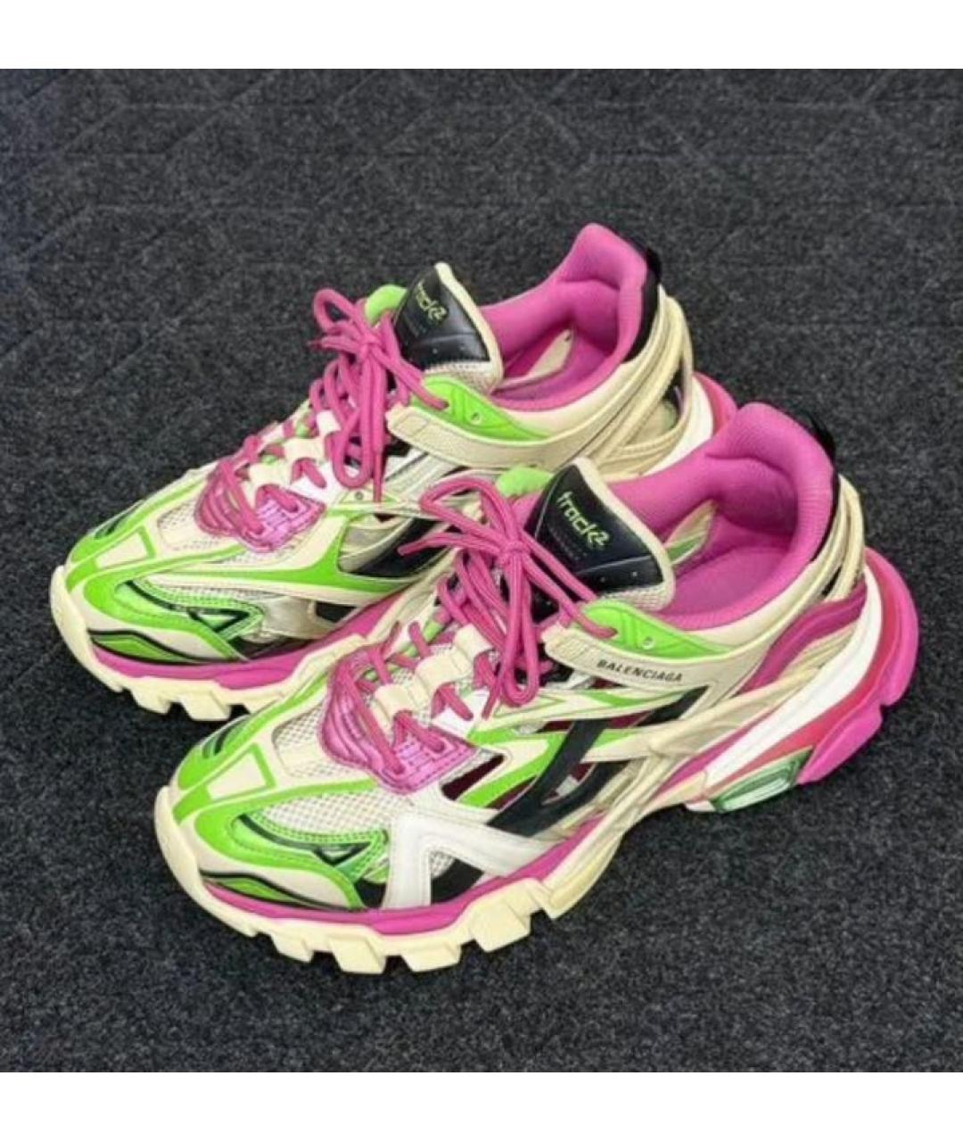 BALENCIAGA Мульти кожаные кроссовки, фото 4