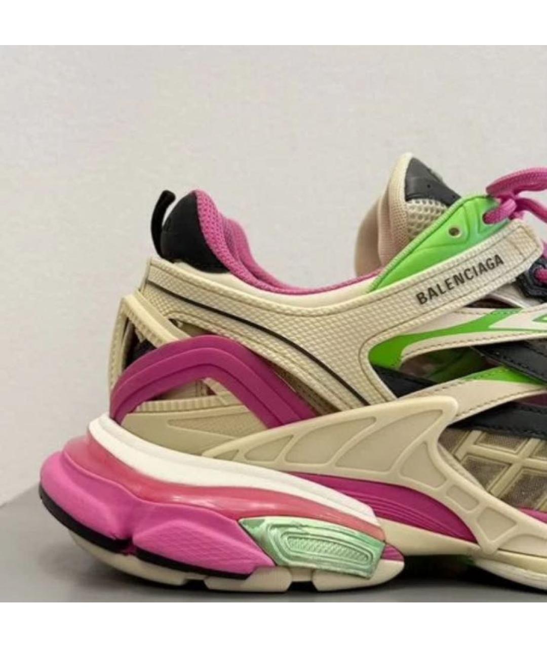 BALENCIAGA Мульти кожаные кроссовки, фото 2