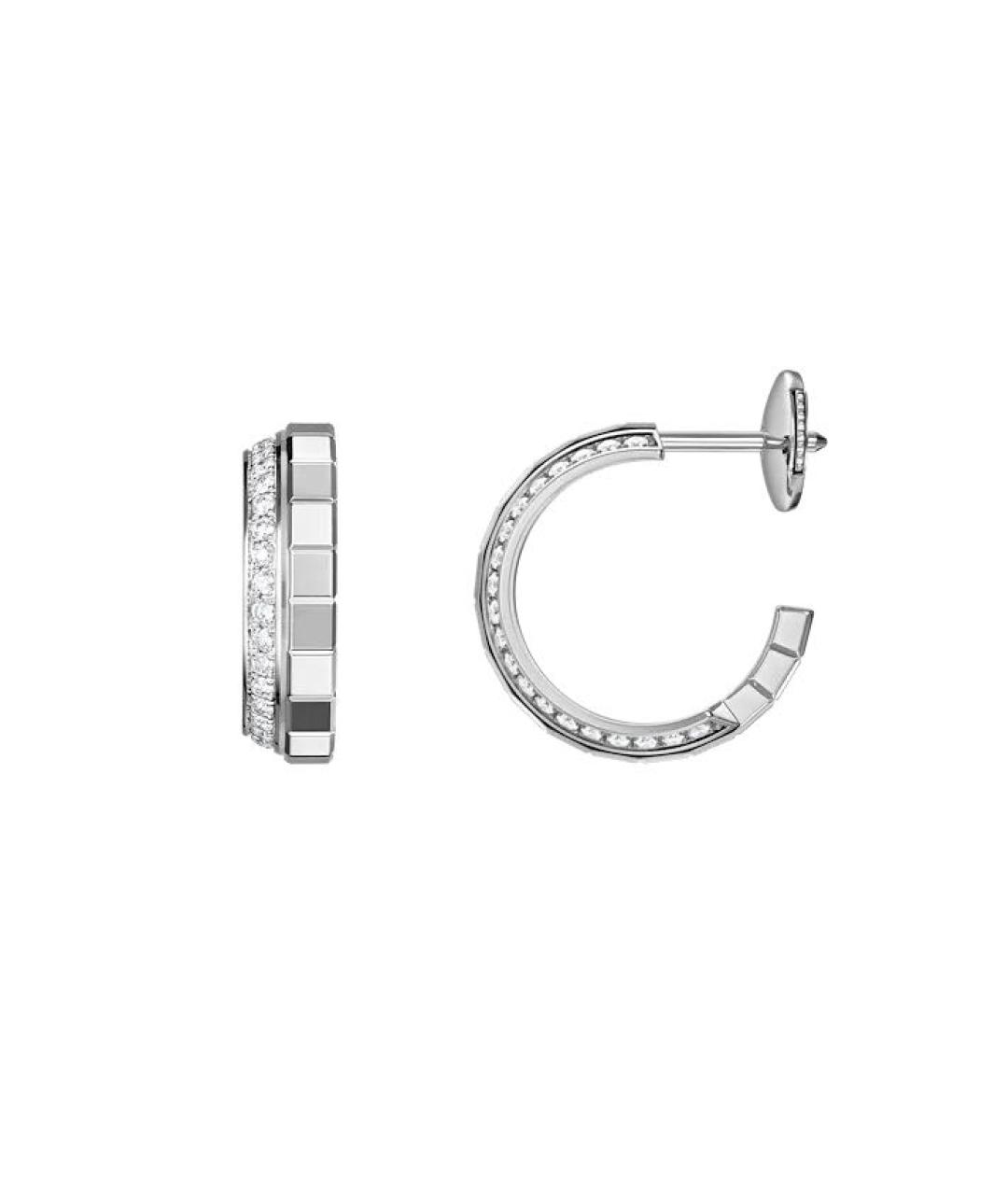 CHOPARD Серебряные серьги из белого золота, фото 2
