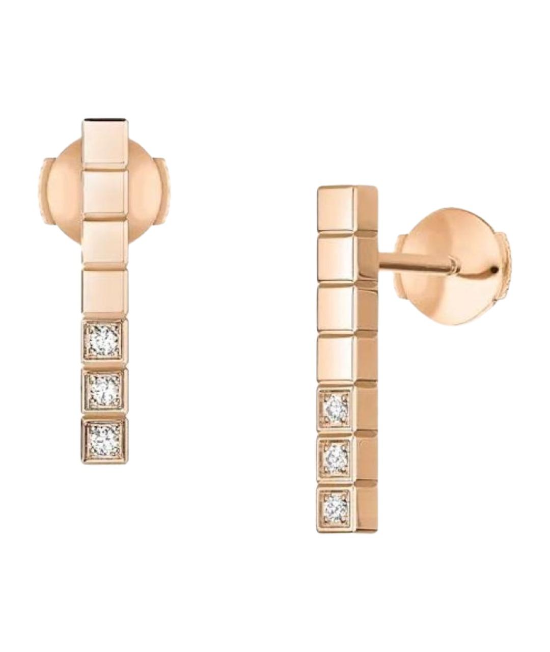 CHOPARD Золотые серьги из розового золота, фото 1