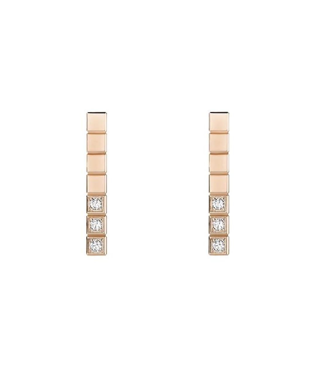 CHOPARD Золотые серьги из розового золота, фото 3