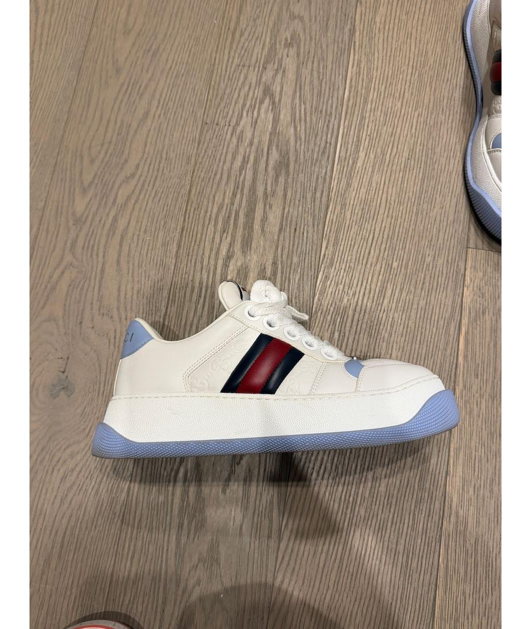 GUCCI Белые кроссовки, фото 6