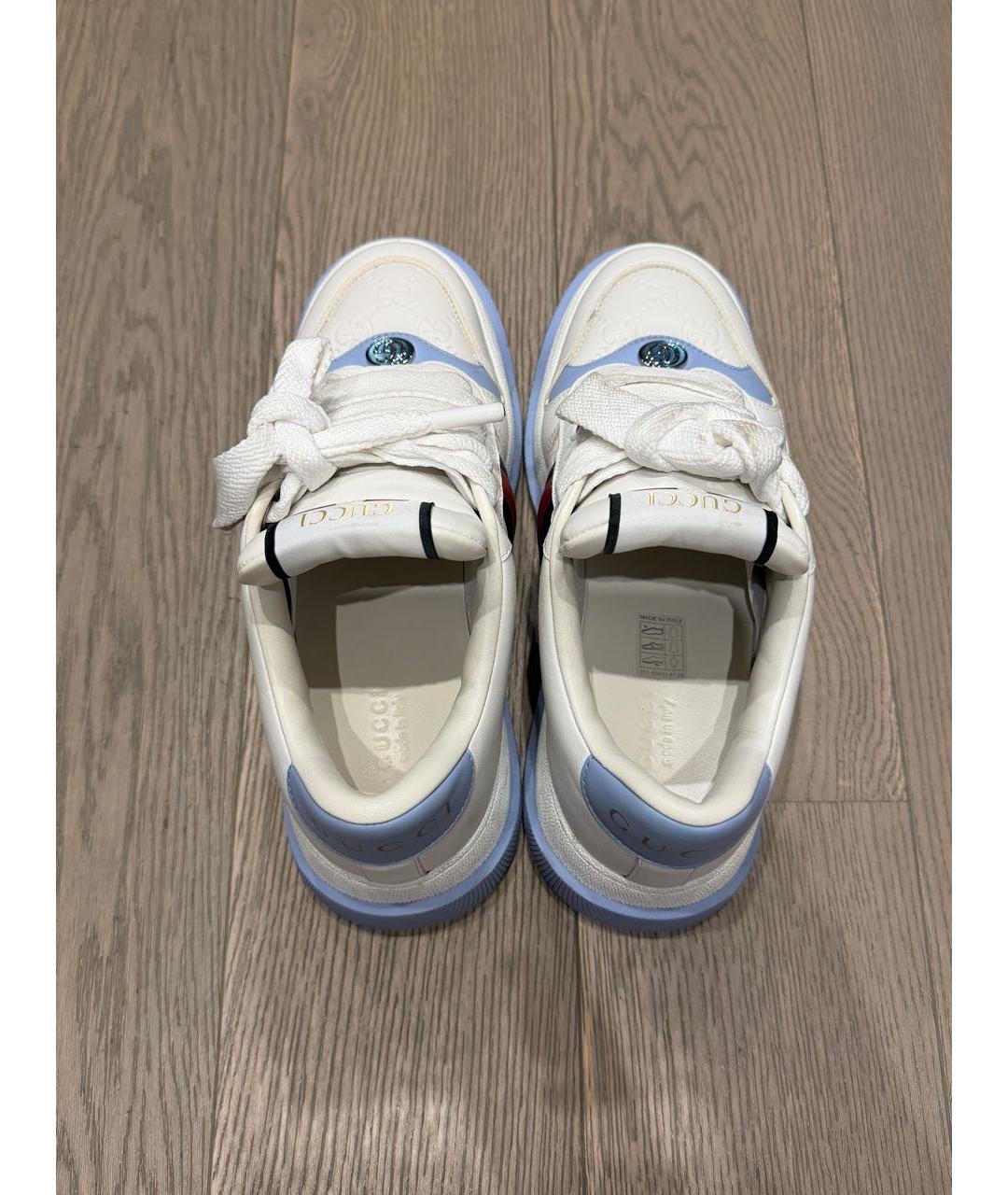 GUCCI Белые кроссовки, фото 3