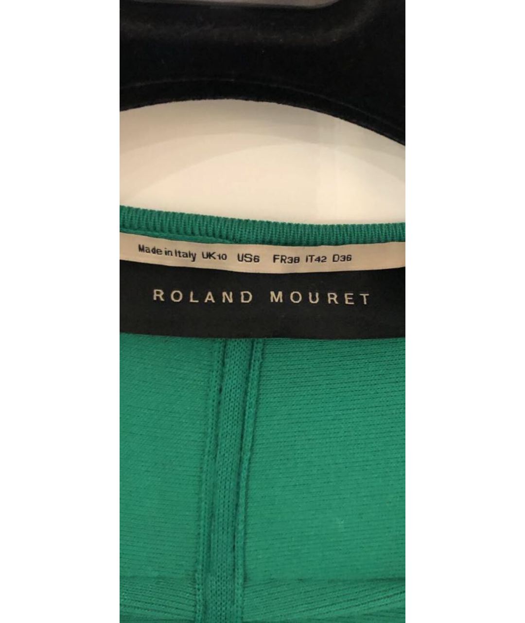 ROLAND MOURET Зеленый вискозный жакет/пиджак, фото 2