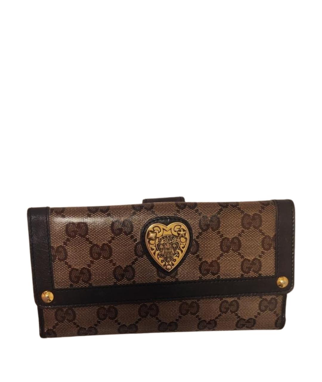 GUCCI Коричневый кошелек, фото 1