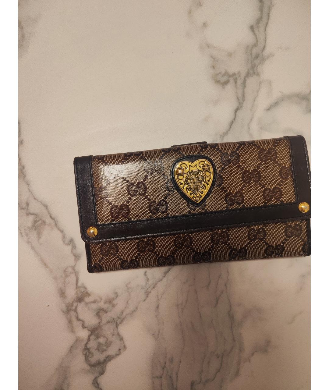 GUCCI Коричневый кошелек, фото 2