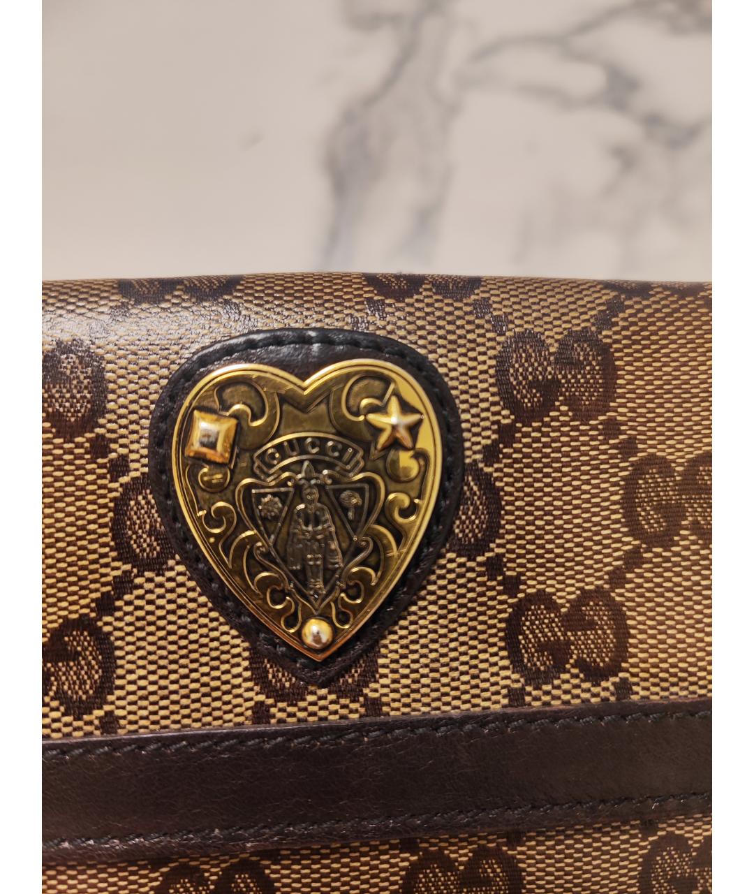 GUCCI Коричневый кошелек, фото 3