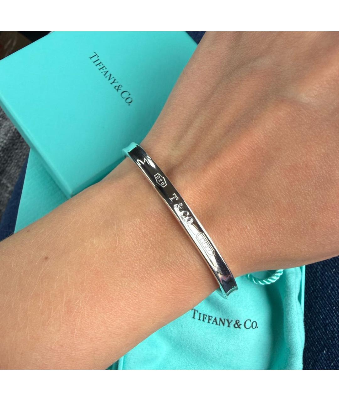 TIFFANY&CO Серебряный серебряный браслет, фото 6