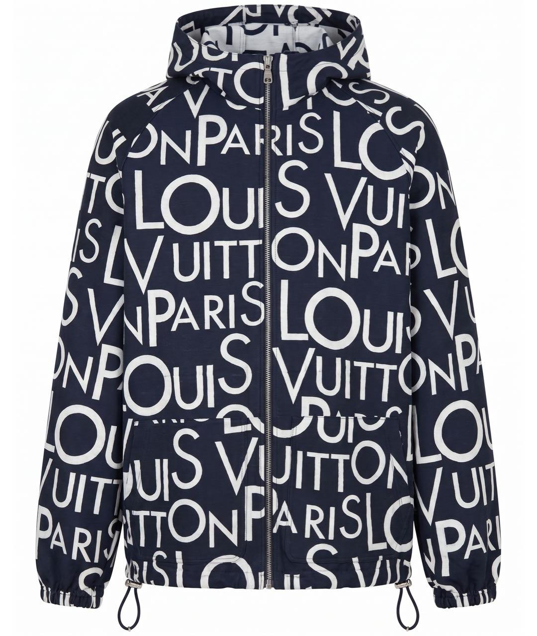 LOUIS VUITTON Темно-синяя хлопковая куртка, фото 1