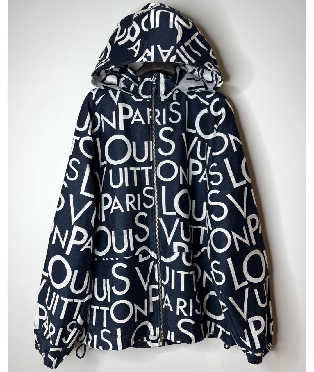 LOUIS VUITTON Темно-синяя хлопковая куртка, фото 2