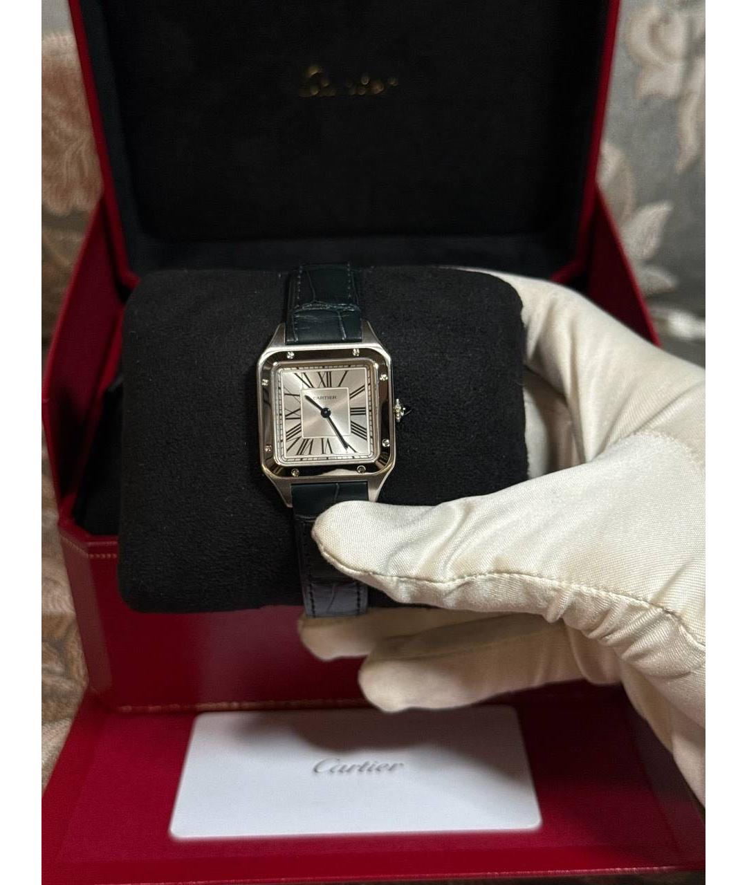 CARTIER Серебряные часы, фото 6
