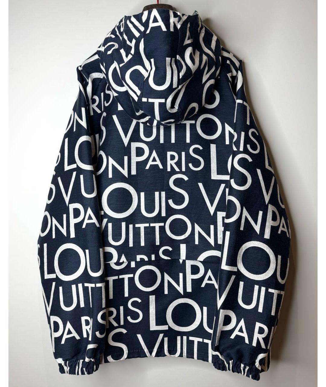 LOUIS VUITTON Темно-синяя хлопковая куртка, фото 3