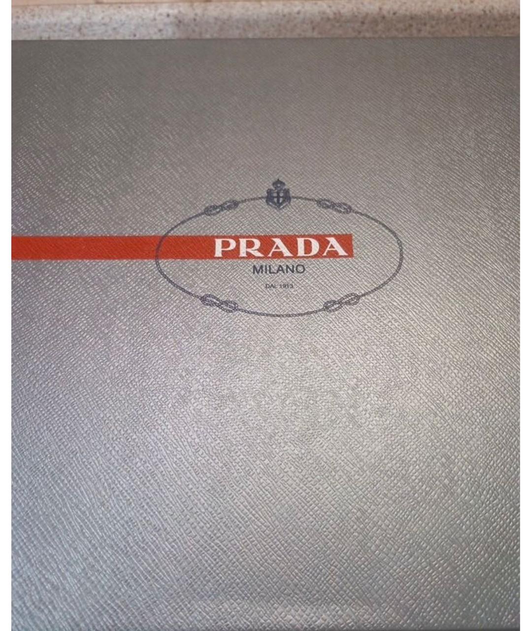 PRADA Темно-синие замшевые ботильоны, фото 6