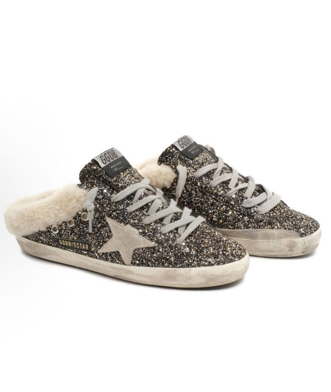GOLDEN GOOSE Серебряные кеды, фото 2
