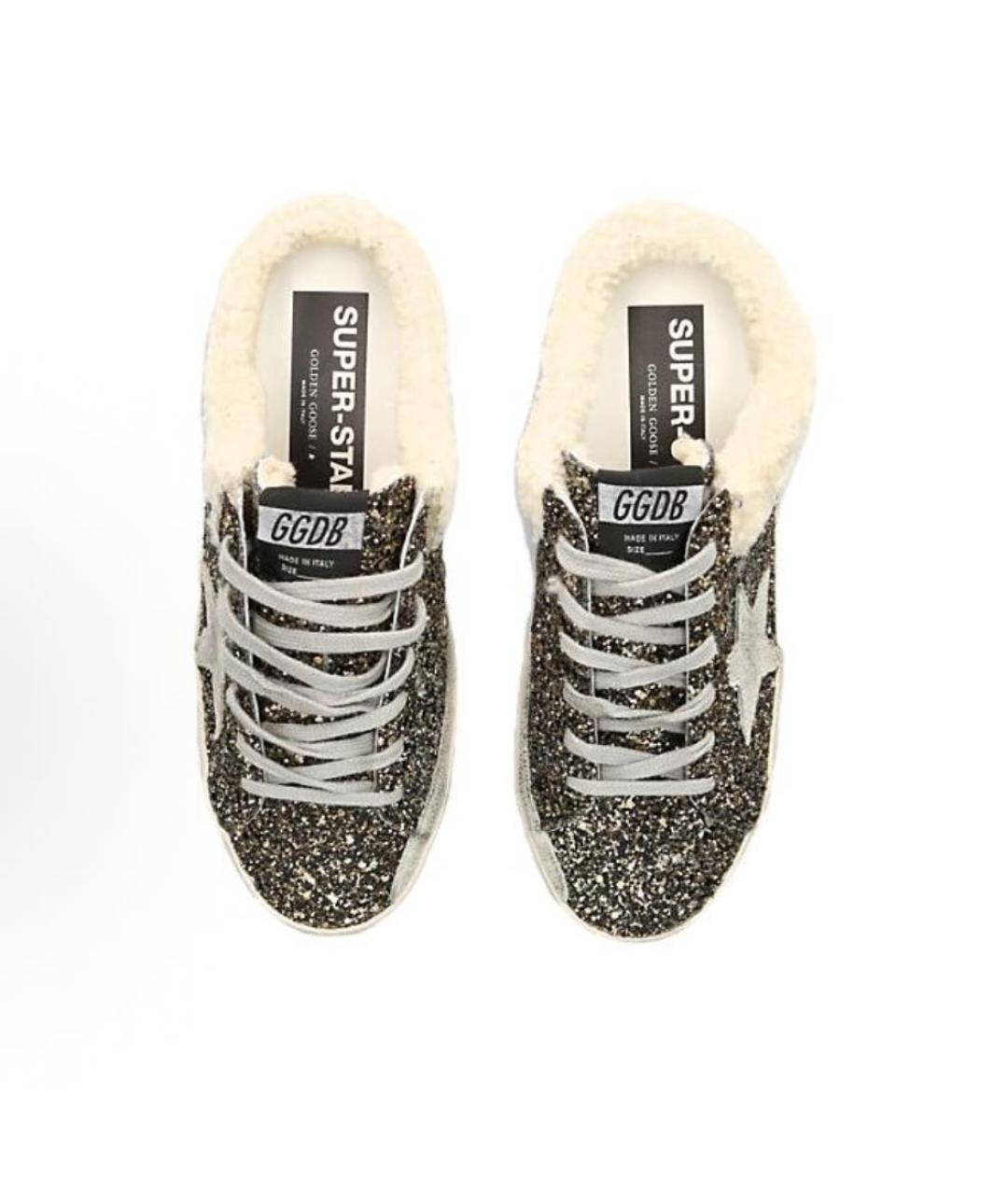 GOLDEN GOOSE Серебряные кеды, фото 3