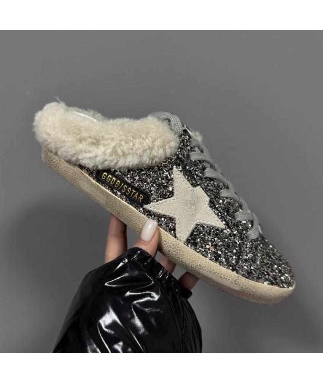 GOLDEN GOOSE Серебряные кеды, фото 6