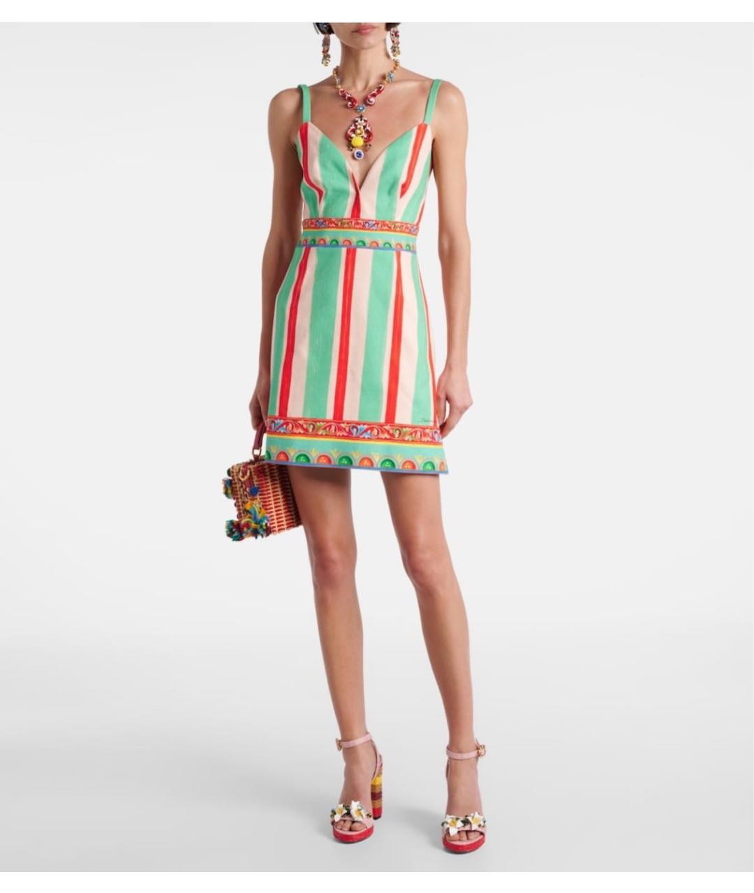 DOLCE&GABBANA Мульти босоножки, фото 3