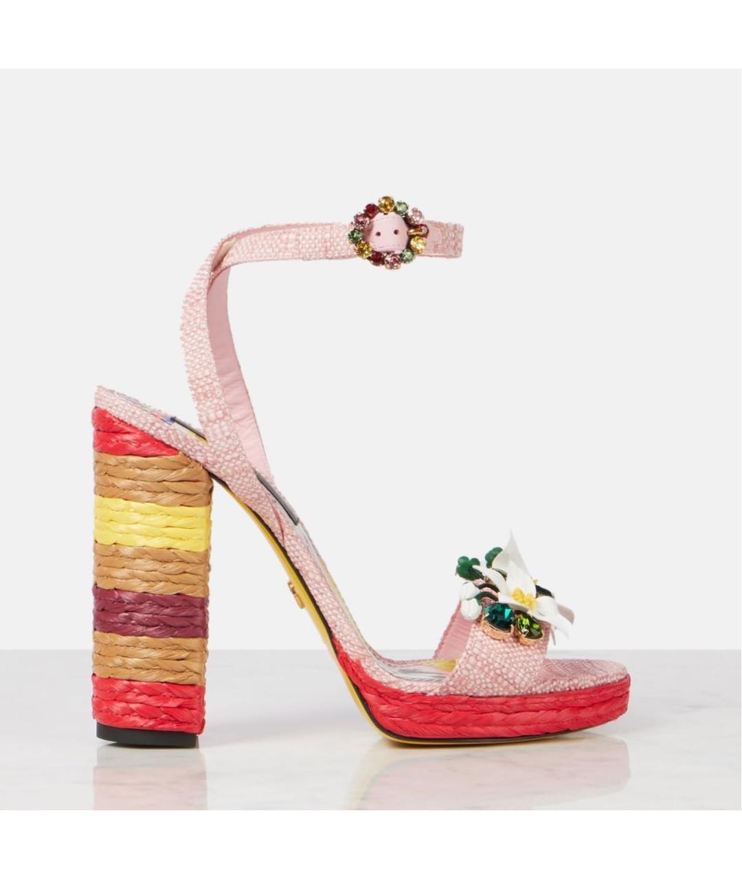 DOLCE&GABBANA Мульти босоножки, фото 9