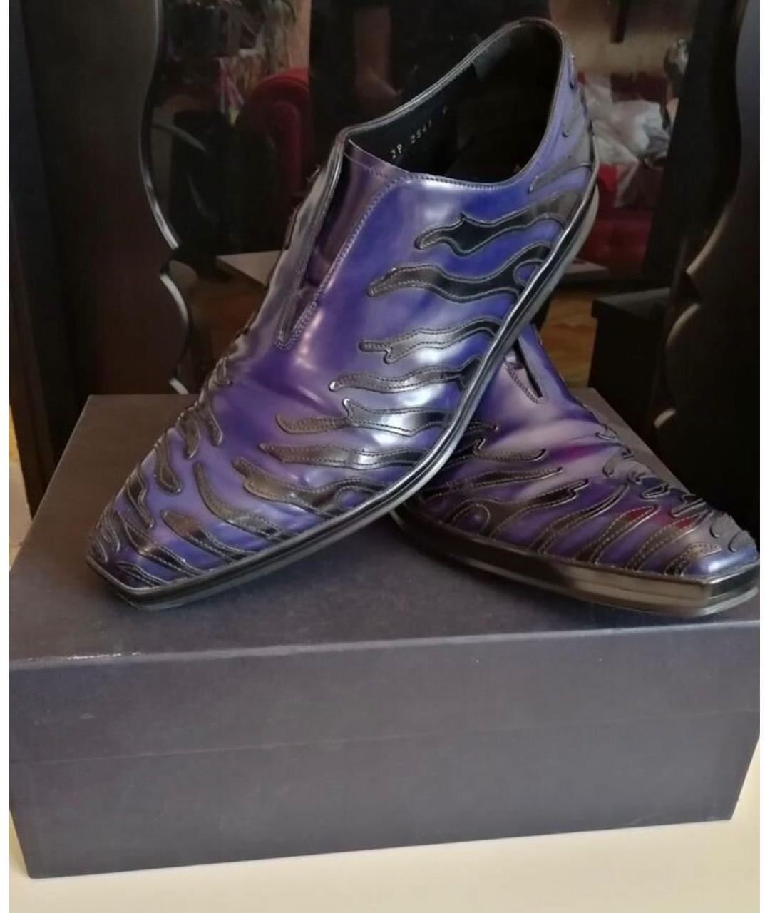 PRADA Мульти кожаные туфли, фото 7