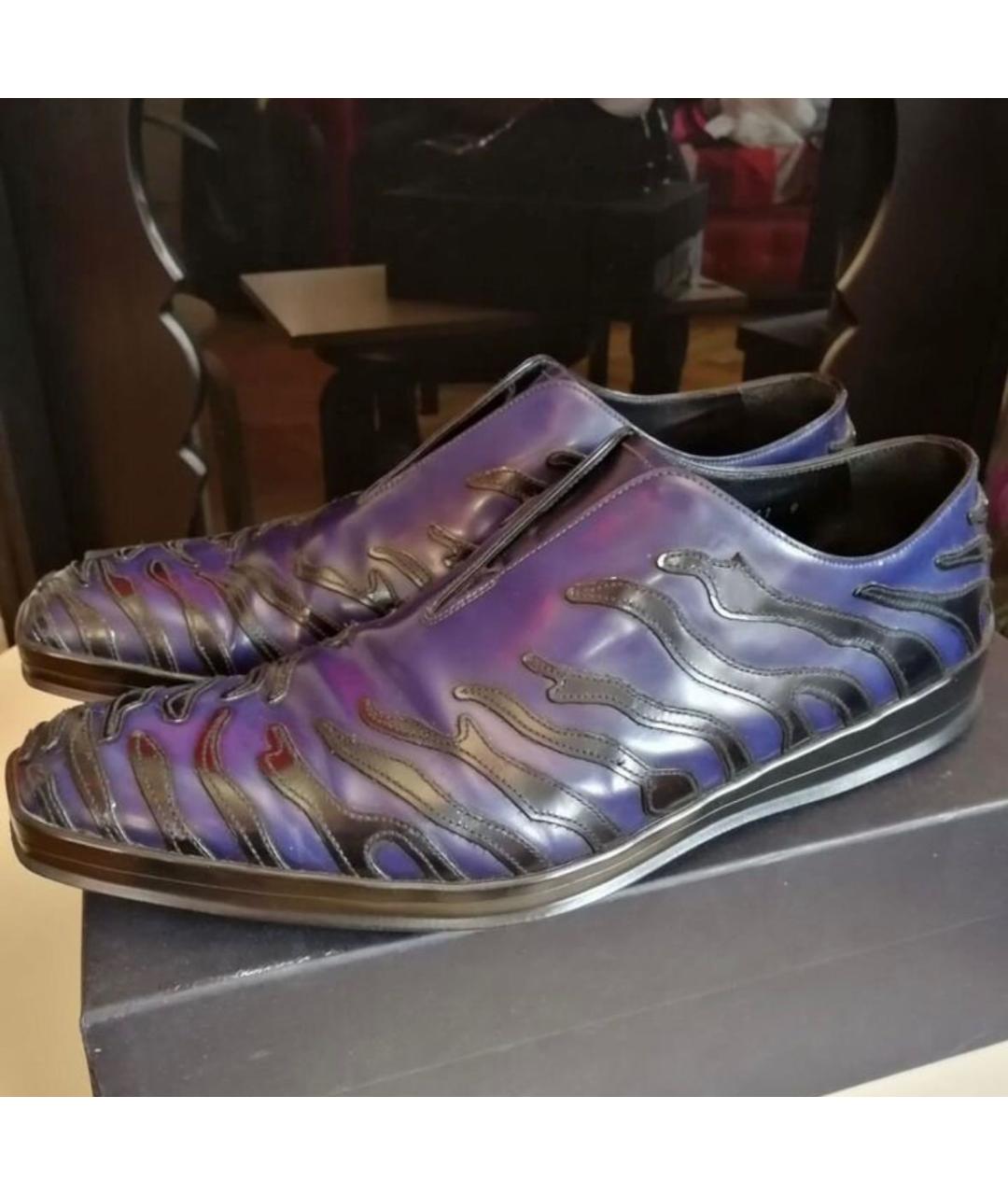 PRADA Мульти кожаные туфли, фото 8