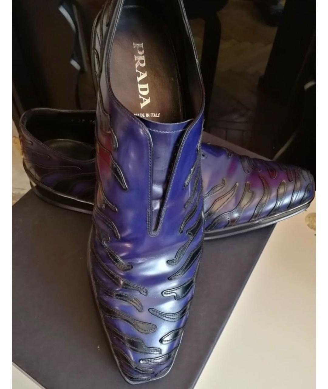 PRADA Мульти кожаные туфли, фото 5