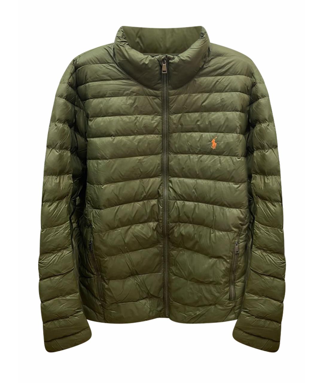 POLO RALPH LAUREN Хаки нейлоновый пуховик, фото 1