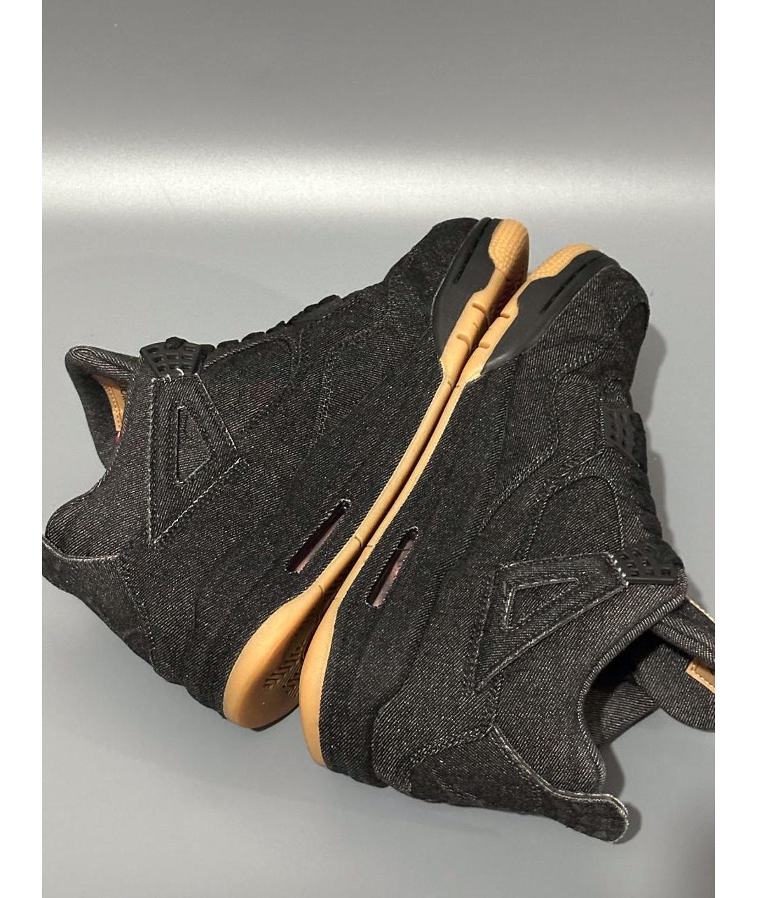 JORDAN Черные высокие кроссовки / кеды, фото 6