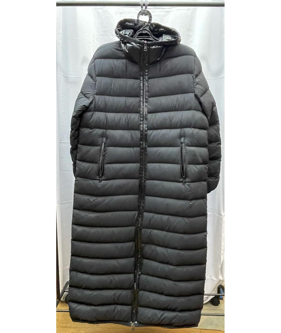 MONCLER Черный нейлоновый пуховик, фото 7