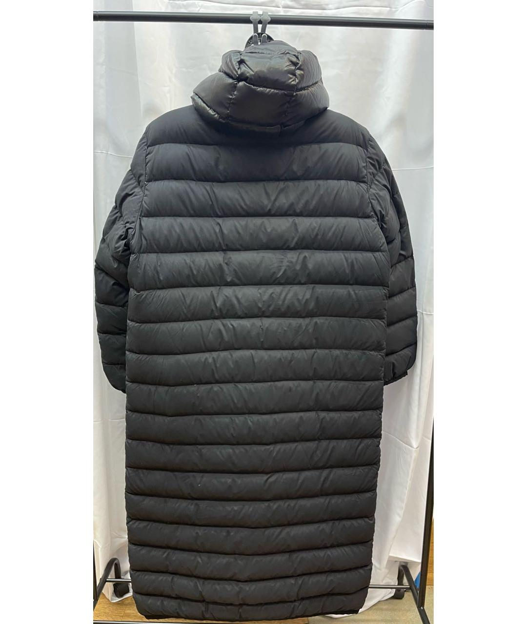 MONCLER Черный нейлоновый пуховик, фото 2