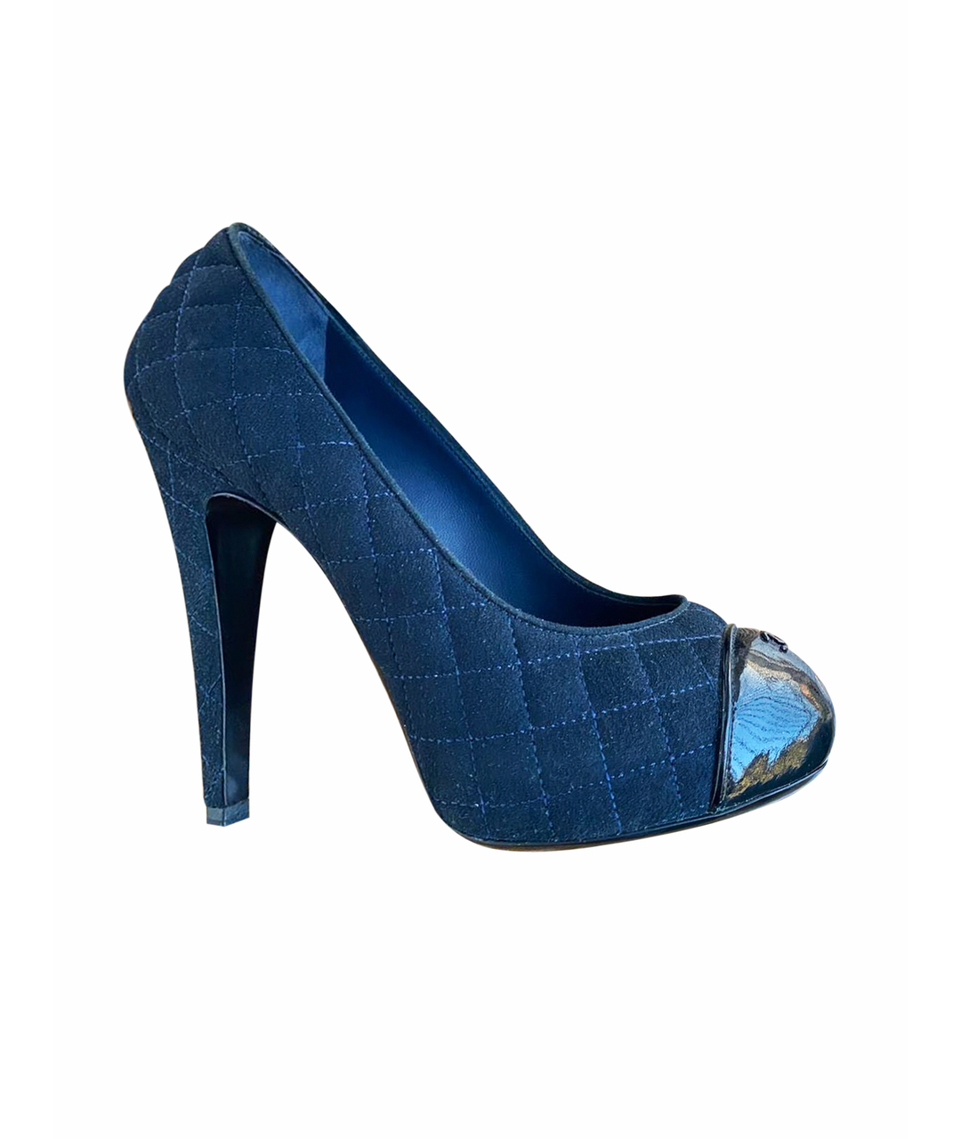 CHANEL PRE-OWNED Темно-синие туфли, фото 1