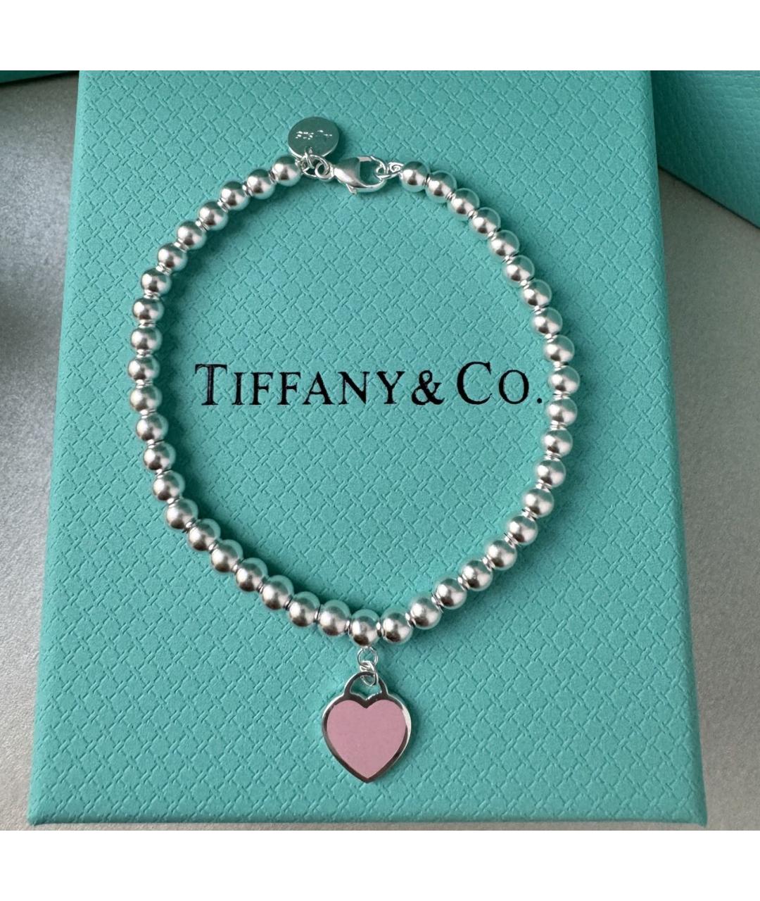 TIFFANY&CO Серебряный серебряный браслет, фото 4
